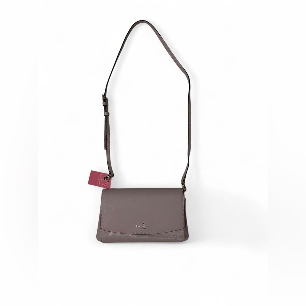 Kate Spade New York purple leather crossbody bag